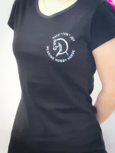Triko k batohu černé BAVLNA