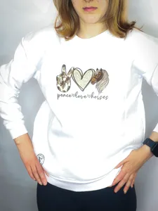 mikina piece-love-horses